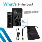 Inflador de Neumáticos AutoSky AAC-301 – Programación de Inflado, Linterna LED y Power Bank 3