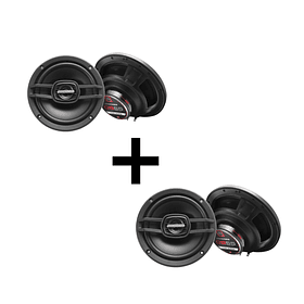 PROMO 2 PARES – Parlantes DB Drive DB65 6.5” Coaxiales