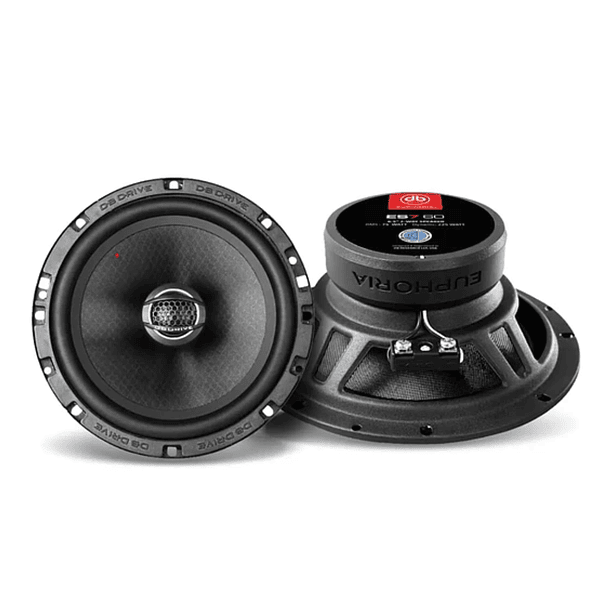 PACK COMPLETO DB Drive Euphoria – Componentes ES7-6C + Parlantes Coaxiales ES7-60 (6.5”) 4