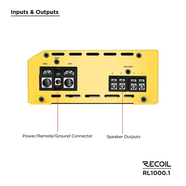 Amplificador Monoblock RL1000.1 L-3 Series 1000W RMS – Potencia Extrema para Bajos Profesionales 2