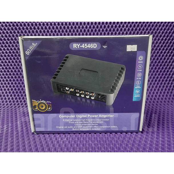 Amplificador DSP 8 Canales NUNOO RY-4546D Plug & Play – Potencia y Control Profesional 1