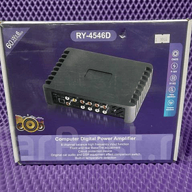 Amplificador DSP 8 Canales NUNOO RY-4546D Plug & Play – Potencia y Control Profesional