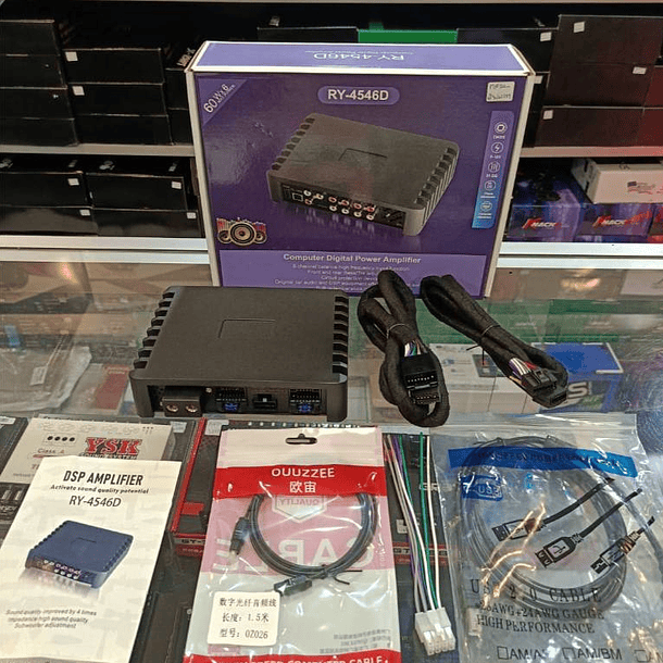 Amplificador DSP 8 Canales NUNOO RY-4546D Plug & Play – Potencia y Control Profesional 2