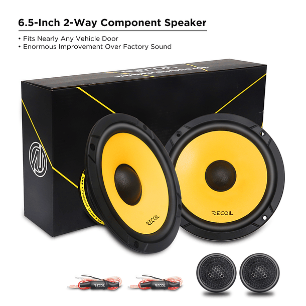 Componentes Recoil RLM65 Level-3 6.5” – 80W RMS / Sonido Potente y Definido 1