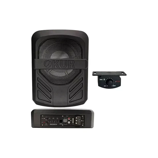 Combo Audio Rockford Fosgate + DB Drive Okur | 4 Parlantes R165X3 6.5” + Subwoofer Amplificado OPS10 + Kit DS18 8GA 5
