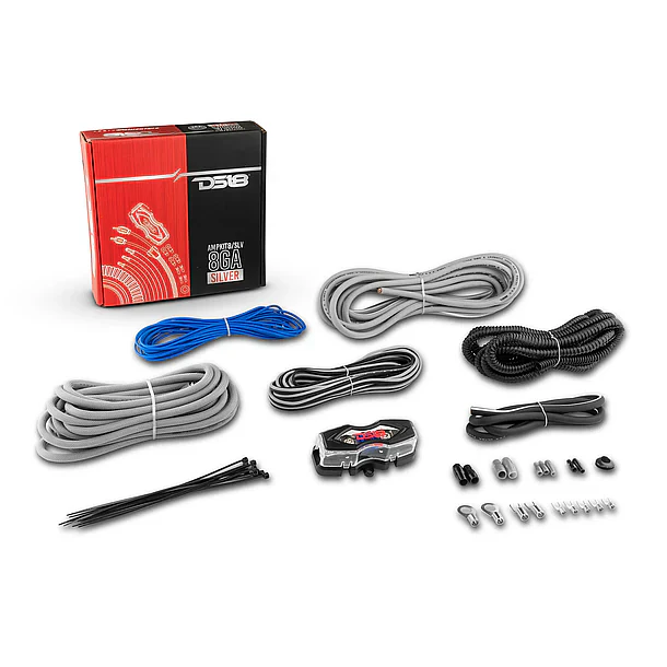 Combo Audio Rockford Fosgate + DB Drive Okur | 4 Parlantes R165X3 6.5” + Subwoofer Amplificado OPS10 + Kit DS18 8GA 6