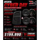 Combo DB Drive: Subwoofer Plano Amplificado OPS10 + 2 Pares Parlantes DB65 6.5” 1