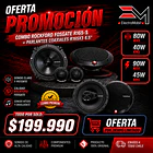 Componentes Rockford Fosgate R165-S + Parlantes Coaxiales R165X3 6.5″ | 80W / 40W RMS + 90W / 45W RMS 1