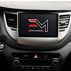 Adaptador de Radio 9” Hyundai Tucson 2015-2018 | Bisel Color Gris 2