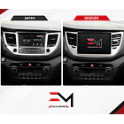 Adaptador de Radio 9” Hyundai Tucson 2015-2018 | Bisel Color Gris 3