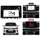 Adaptador de Radio 9” Kia Rio 2018+ | Bisel Color Negro 3