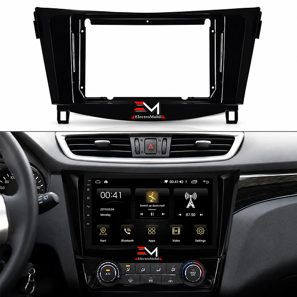 Adaptador de Radio 10.1” Nissan X-Trail / Qashqai 2015+ | Bisel 2