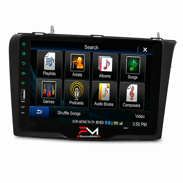 Adaptador de Radio 7” Mazda 3 2004-2009 | Bisel Color Negro 2