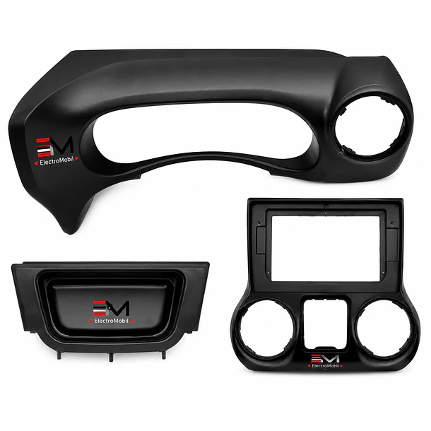 Adaptador de Radio 10.1” Jeep Wrangler / Rubicon 2010+ | Bisel  1