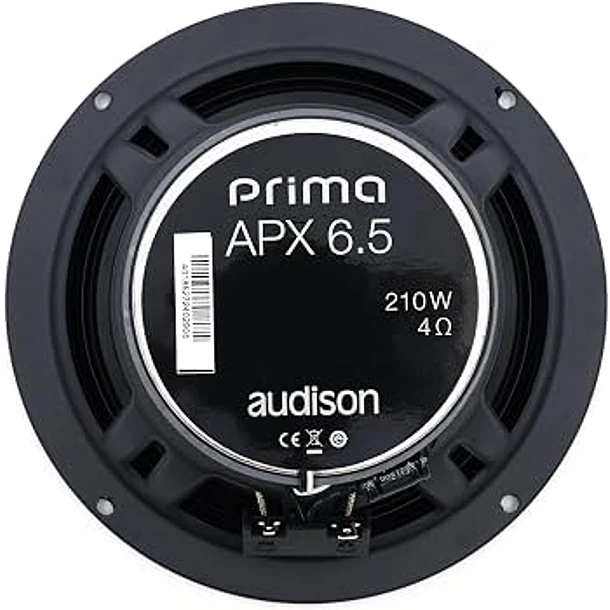 Parlantes Audison Prima APX 6.5” Coaxiales | 70W RMS | 210W Máx 4