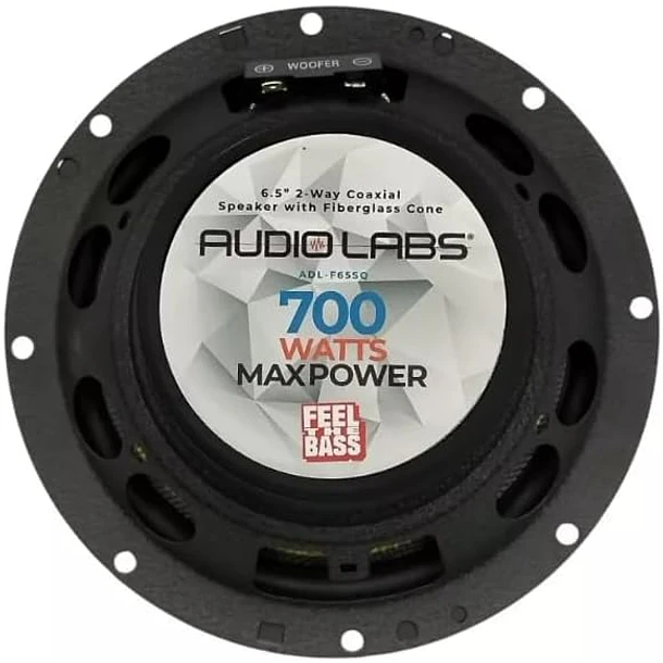 Parlantes Audio Labs ADL-F65SQ 6.5” Coaxiales 2 Vías 4
