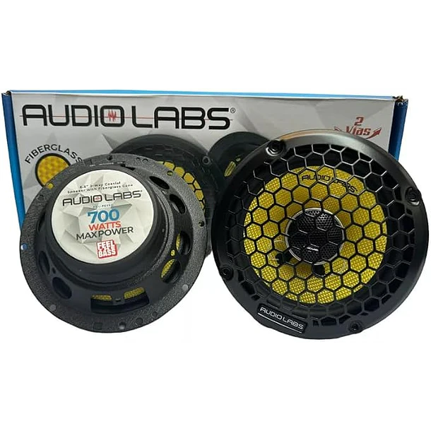 Parlantes Audio Labs ADL-F65SQ 6.5” Coaxiales 2 Vías 5