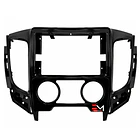 Adaptador de Radio 9” Mitsubishi L200 2015+ | Bisel NEGRO PIANO 1