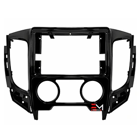 Adaptador de Radio 9” Mitsubishi L200 2015+ | Bisel NEGRO PIANO