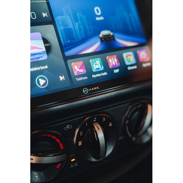 Radio Hawk HKR1002 10.1” Android | 4GB RAM + 64GB ROM | Apple CarPlay & Android Auto 3