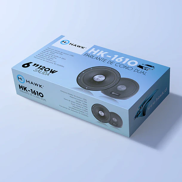 Parlante Doble Cono HAWK HK1610 6.5″ 3