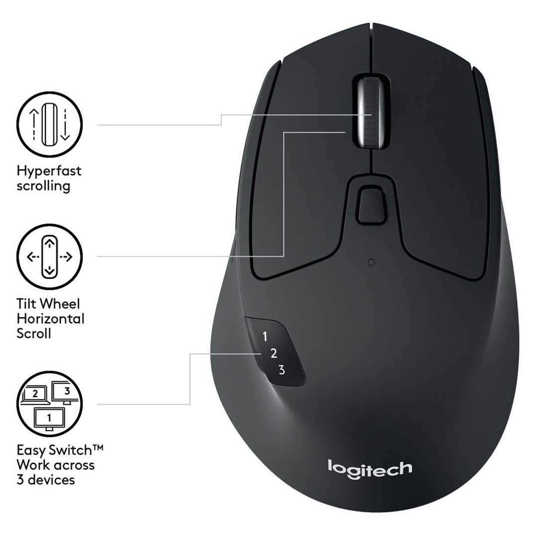 Mouse Inalámbrico Logitech M720 Triathlon - Electro Mundo