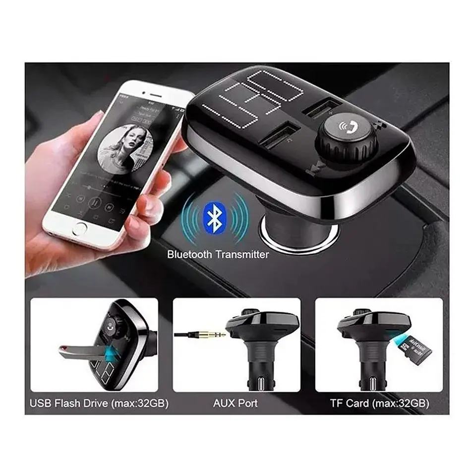 Transmisor Fm Bluetooth BT600 Manos Libres 2