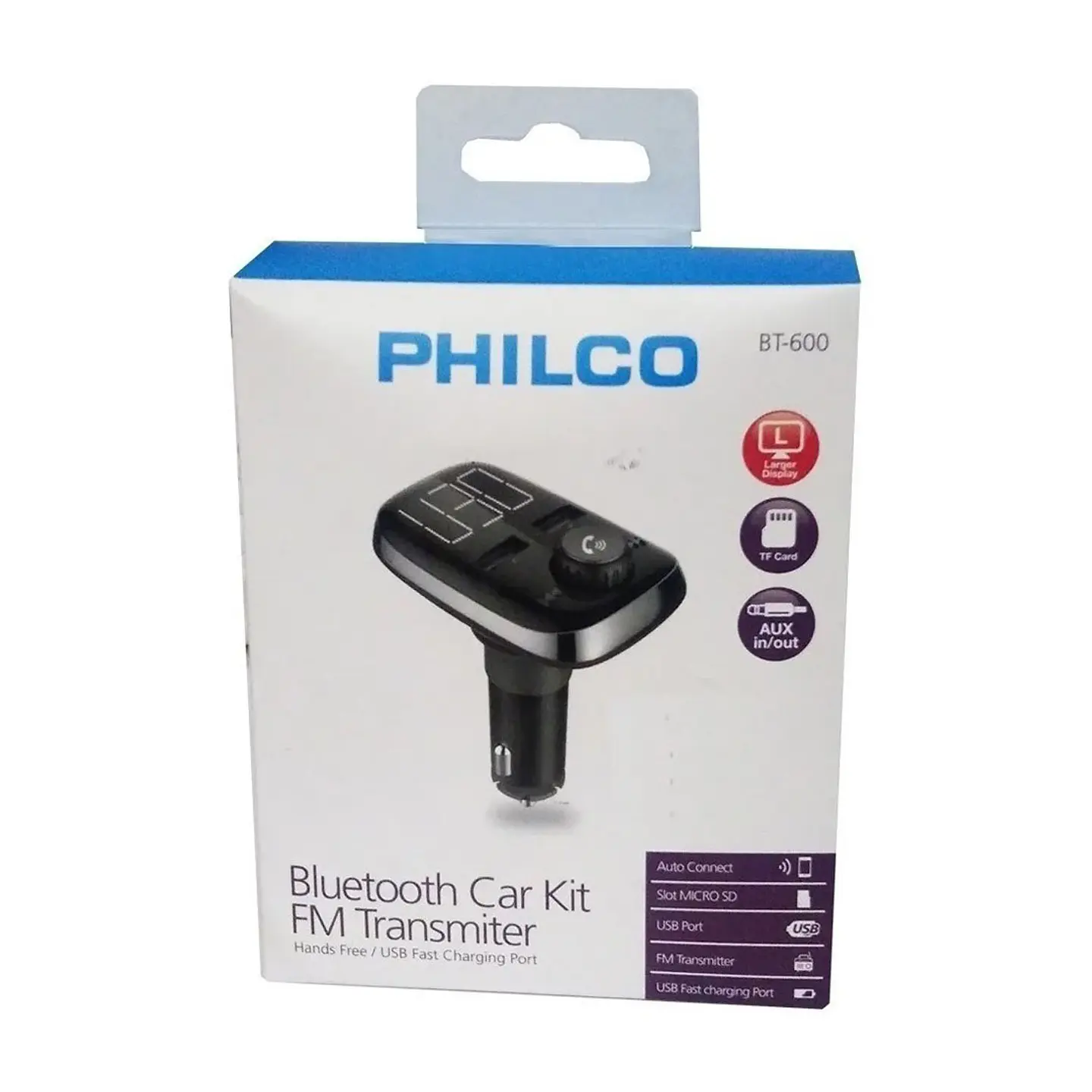 Transmisor Fm Bluetooth BT600 Manos Libres 3