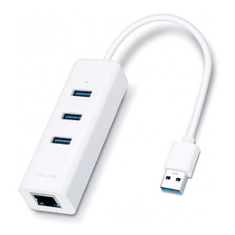 Hub USB 3 Puertos USB 3.0 + Ethernet Gigabit TP-Link UE330