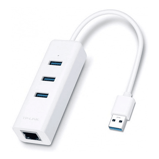 Hub USB 3 Puertos USB 3.0 + Ethernet Gigabit TP-Link UE330