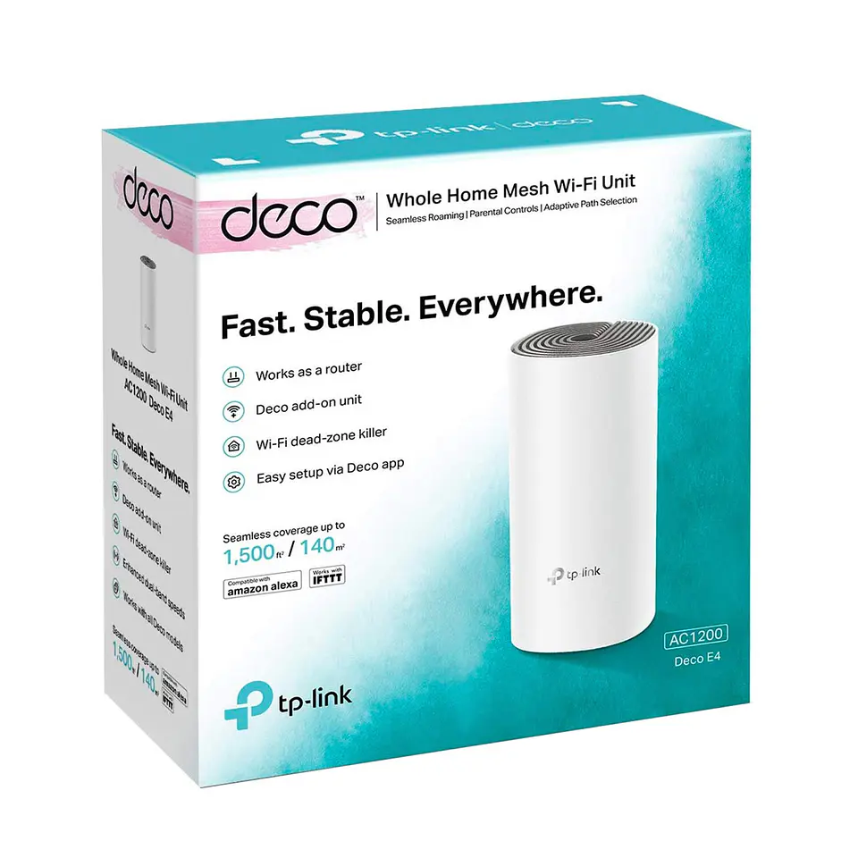Sistema Conectividad Hogar Wifi Mesh TP-Link Deco E4 3