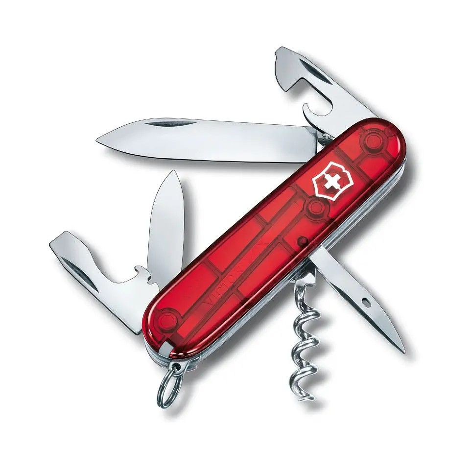 Navaja Victorinox Spartan Rojo Transparente 1