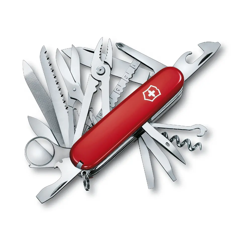 Navaja Victorinox Swiss Champ Rojo 1