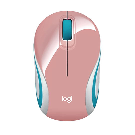 Mouse Inalámbrico Portátil Logitech M187 Rosado