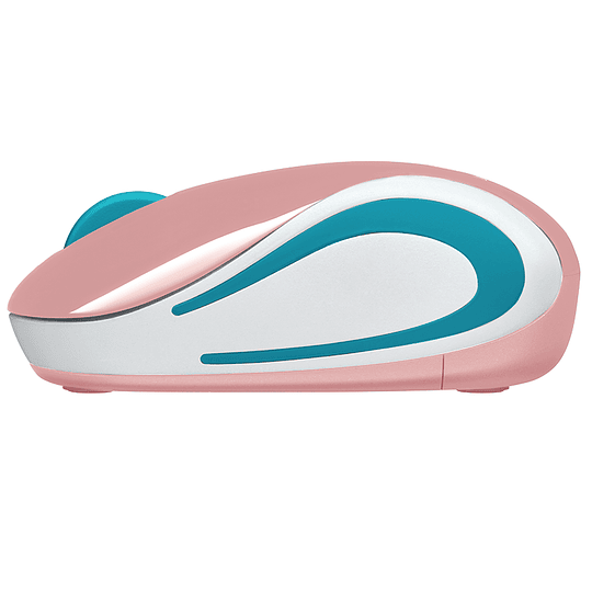 Mouse Inalámbrico Portátil Logitech M187 Rosado