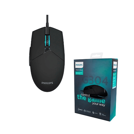 Mouse Gamer Philips SPK9304 - ElectroMundo.