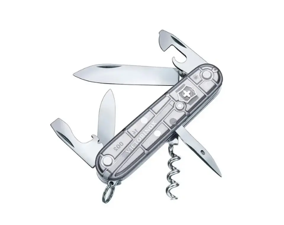 Navaja Victorinox Spartan Gris Transparente - Electromundo 1