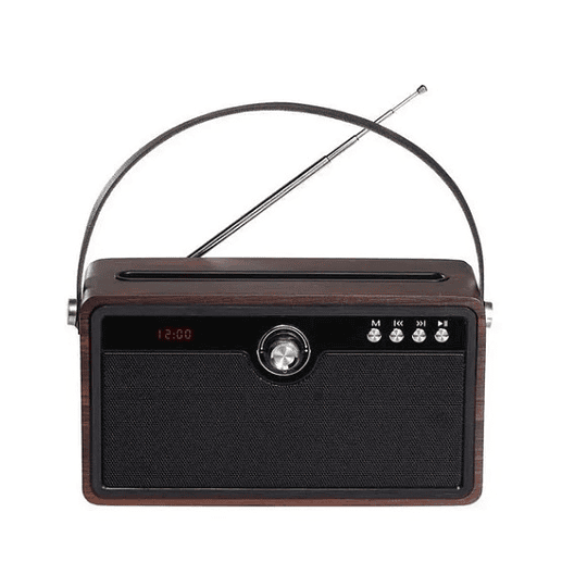 Parlante Audiolab 9819 Madera Bluetooth Fm - Electromundo