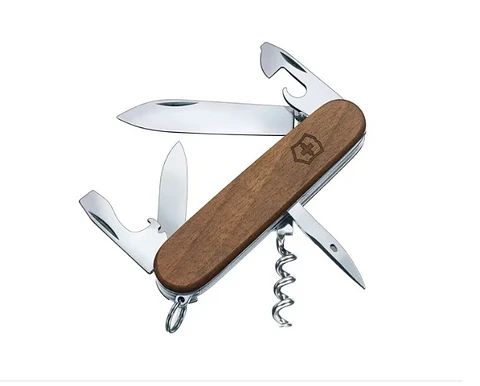 Navaja Spartan De Madera Color Nuez Victorinox -electromundo