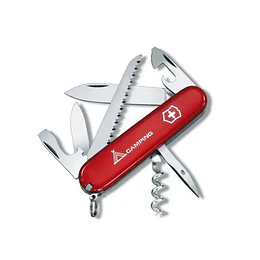 Navaja Victorinox Camper Roja Logo Camping