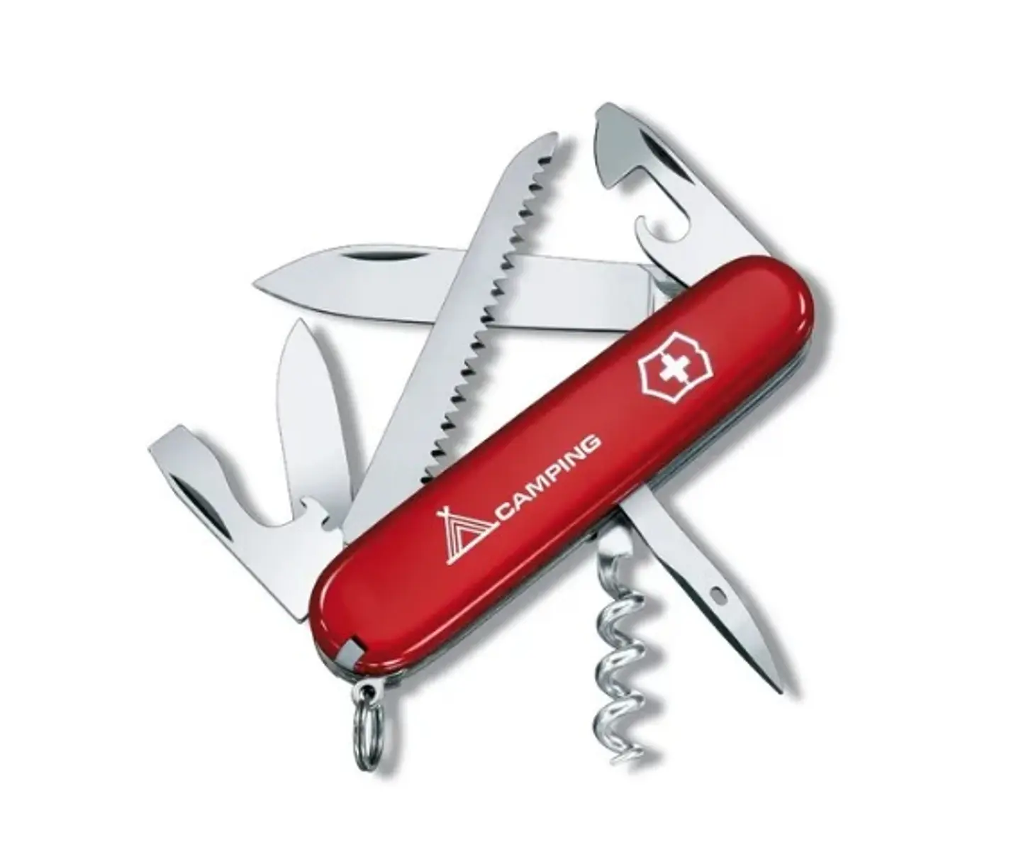 Navaja Victorinox Camper Roja Logo Camping 1