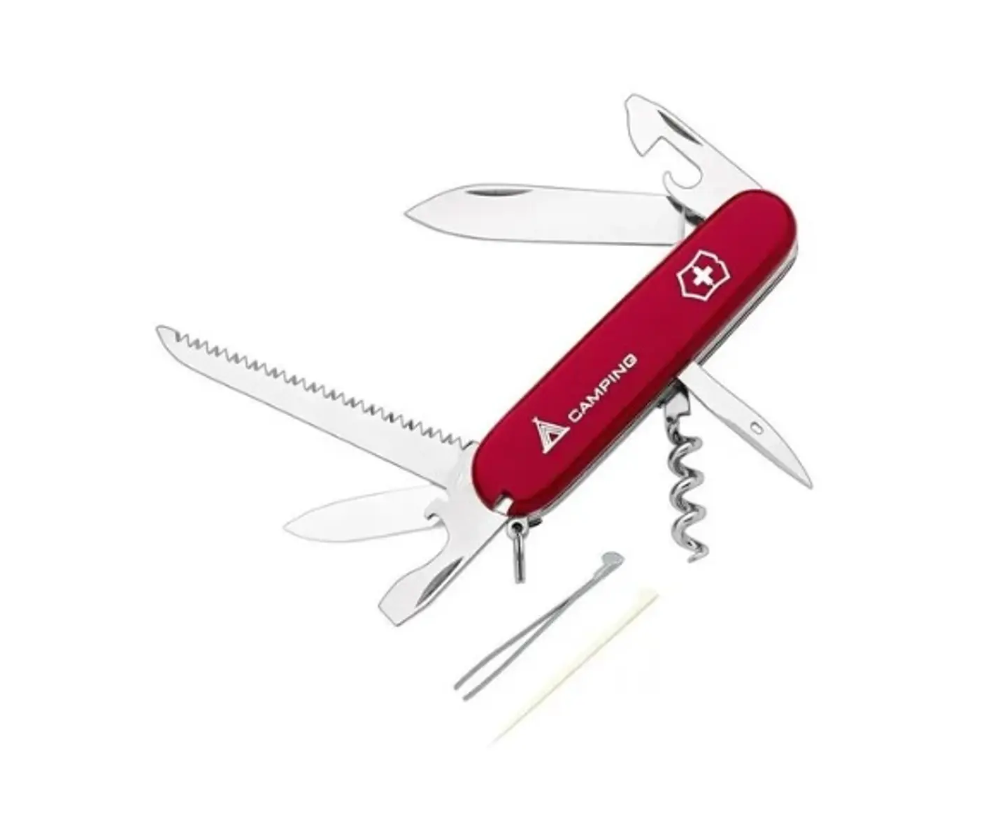 Navaja Victorinox Camper Roja Logo Camping 3