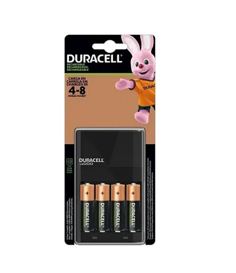 Cargador Duracell Con 4 Pilas Recargables - Electromundo