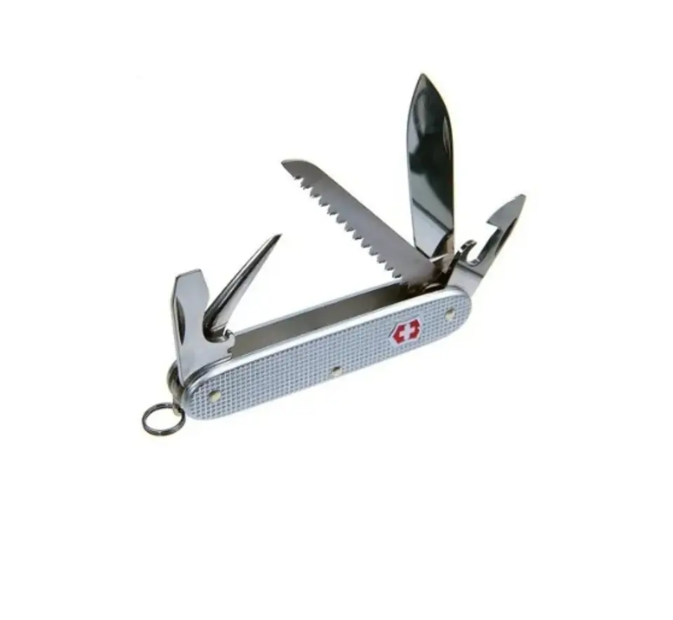 Navaja Victorinox Farmer Alox en Plata 3