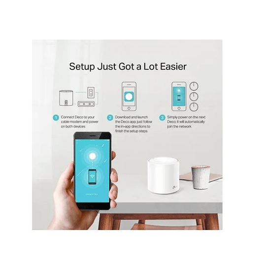 Sistema Wifi 6 Mesh Tplink Deco X20 Ax1800 (x3) Electromundo