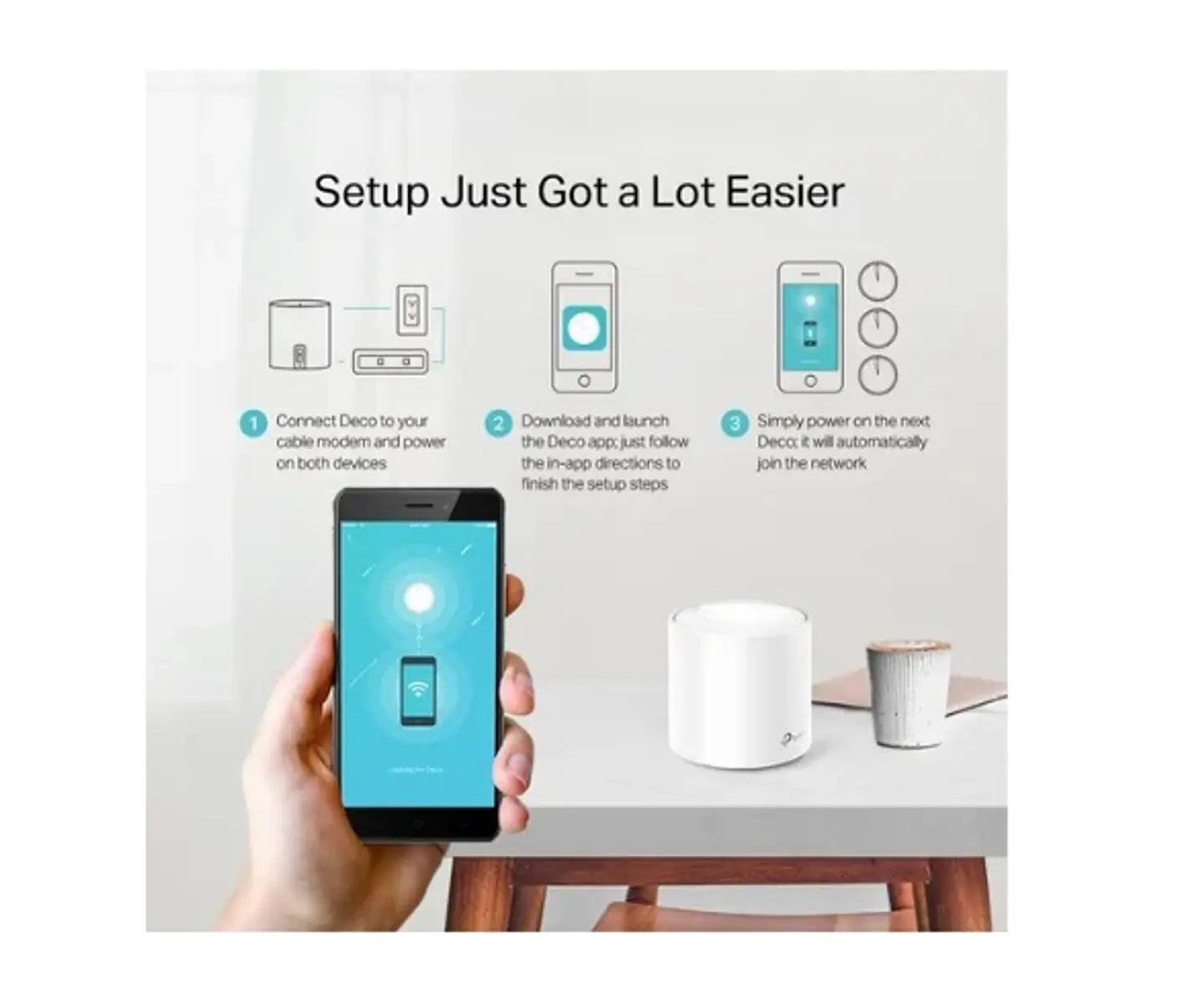 Sistema Wifi 6 Mesh Tplink Deco X20 Ax1800 (x3) 6