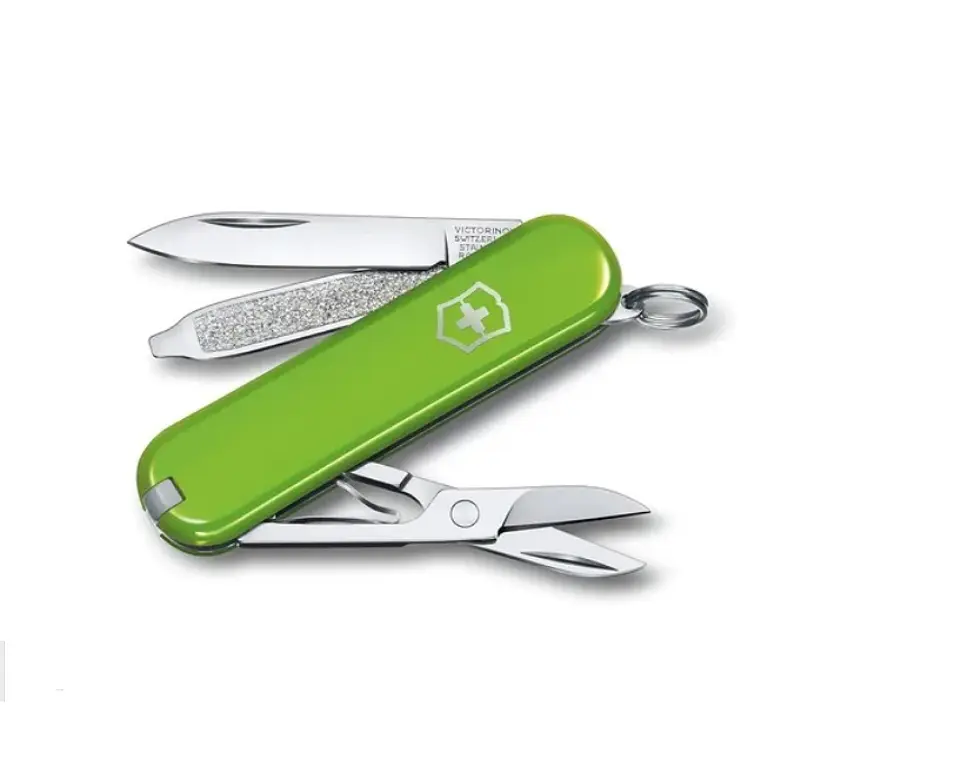 Navaja Victorinox Classic Smashed Avocado 58mm. Electromundo 1