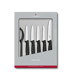 Cuchillos Victorinox Mondadores Negro, 6 Piez.- Electromundo