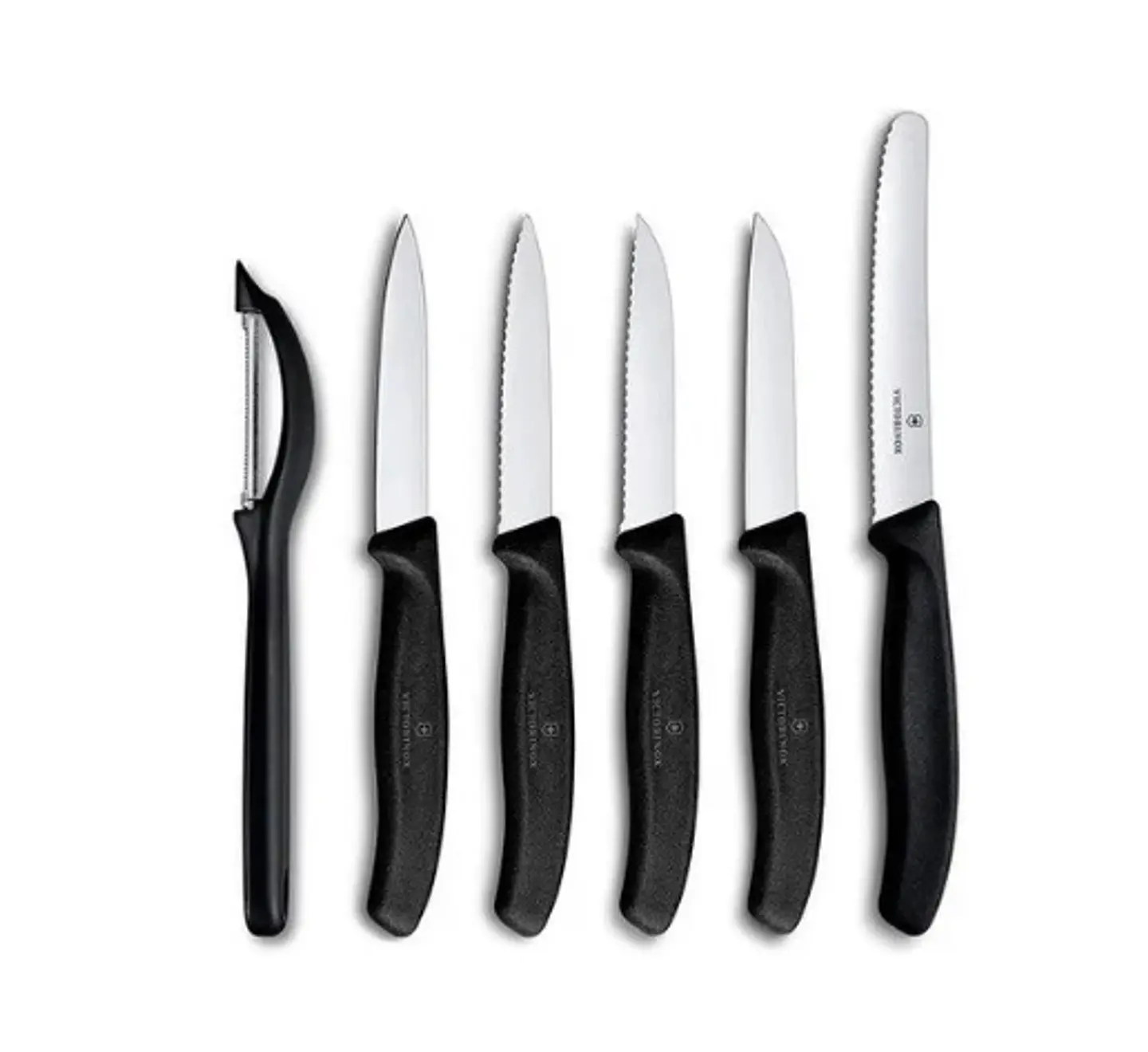 Cuchillos Victorinox Mondadores Negro, 6 Piez 2