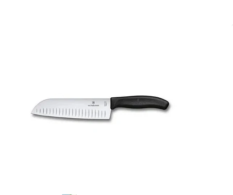 Cuchillo Santoku Victorinox Negro. Hoja 17 Cm.electromundo